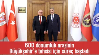 600 dönümlük arazi Büyükşehire geçiyor
