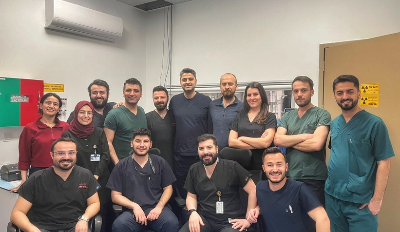 70 yaşındaki siroz hastasına TİPS işlemi uygulandı