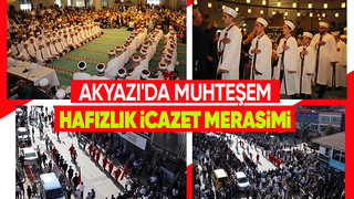 75 hafız icazetlerini aldı