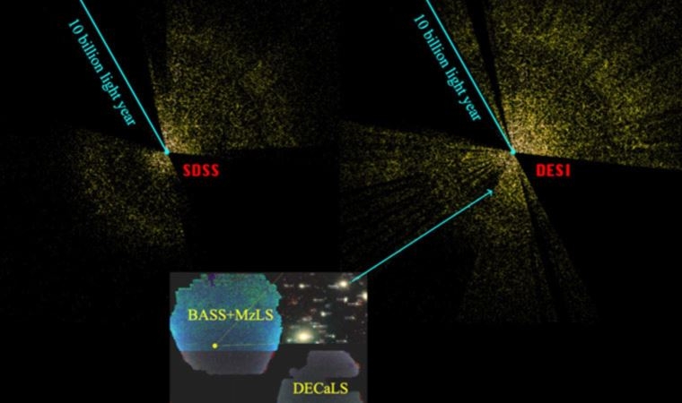 7,5 milyon galaksi içeren en büyük 3D kozmik harita yayınlandı