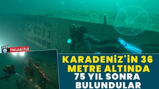 75 yıl sonra bulunan Hitler'in denizaltısı görüntülendi