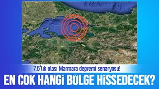 7,6'lık olası Marmara depremi senaryosu!