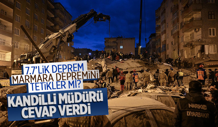 7,7'lik deprem Marmara depremini tetikler mi? Kandilli'den açıklama