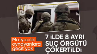8 ayrı suç örgütüne Kuyu-32 ve -Kuyu-33 operasyonu: 95 kişi yakalandı