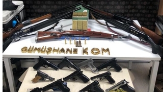 8 ilde eş zamanlı kaçak silah operasyonu