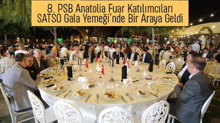 8. PSB Anatolia Fuarı'nda katılımcılar yemekte buluştu