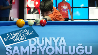8 yaşında dünya şampiyonluğu hedefliyor