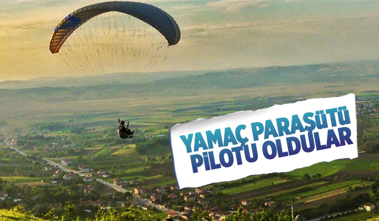 80 kişi yamaç paraşütü pilotu oldu