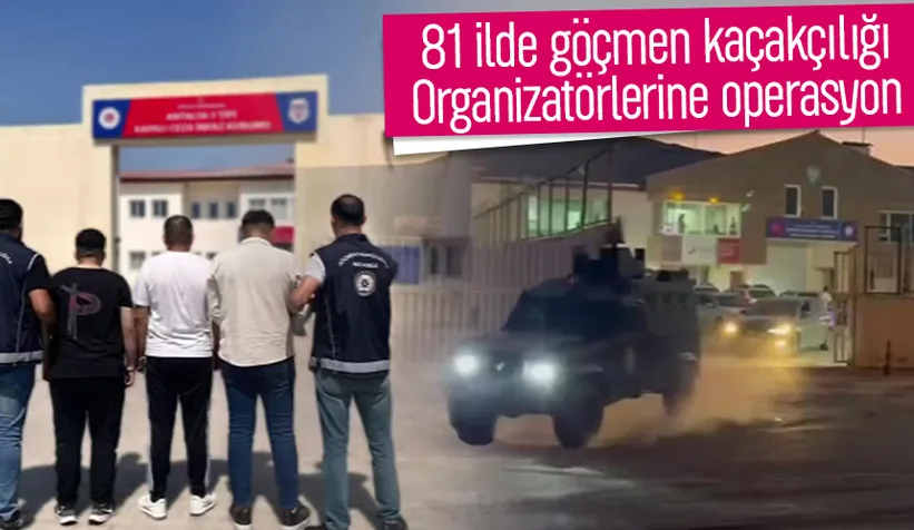 81 ilde göçmen kaçakçılığı operasyonu