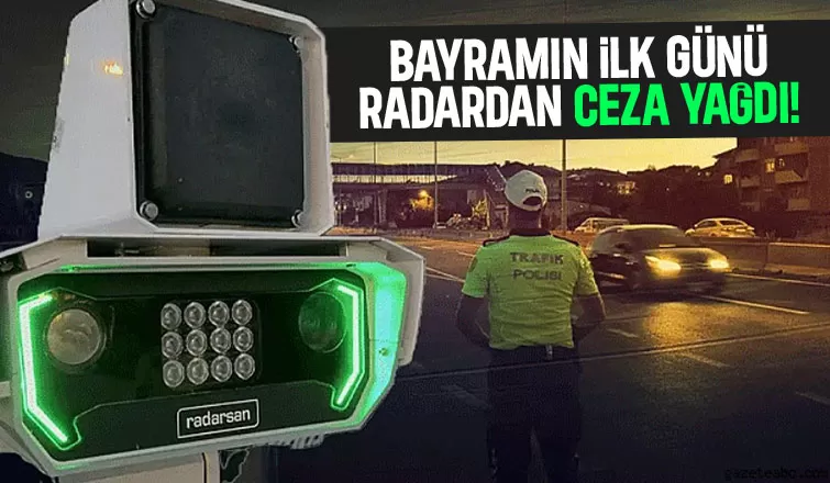 81 ilde radar kontrolü; Ceza yağdı