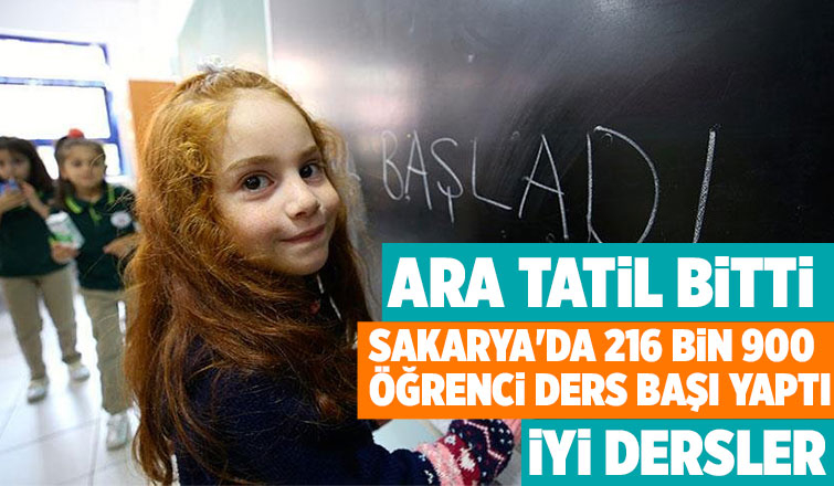 9 günlük ara tatil bitti