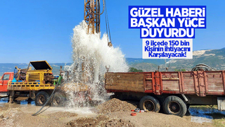 9 İlçede yeni su kaynakları bulundu