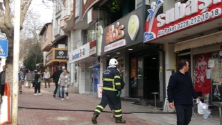 9 katlı binada yangın