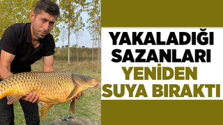 9 ve 14 kilogramlık sazan yakaladı
