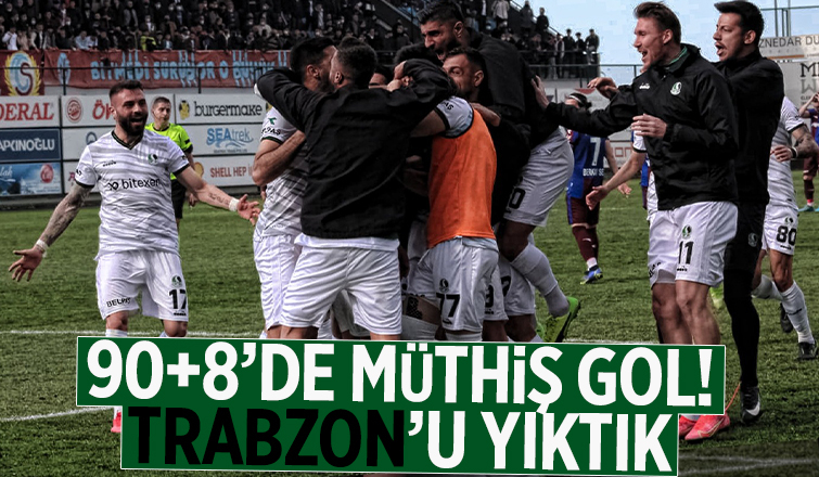 90+8'de Trabzon'u yıktık