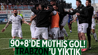 90+8'de Trabzon'u yıktık