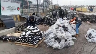 90 milyon liralık kaçak oto parçası ele geçirildi