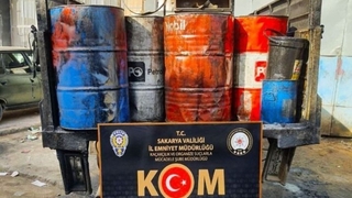 9,5 ton kaçak akaryakıt ele geçirildi