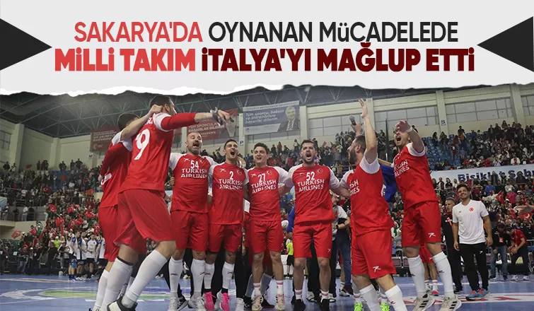 A Milli Erkek Hentbol Takımı, İtalya’yı mağlup etti