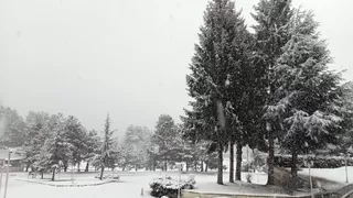  Abant'ta mart ayında kar sürprizi