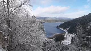 Abant'tan kar fotoğrafları
