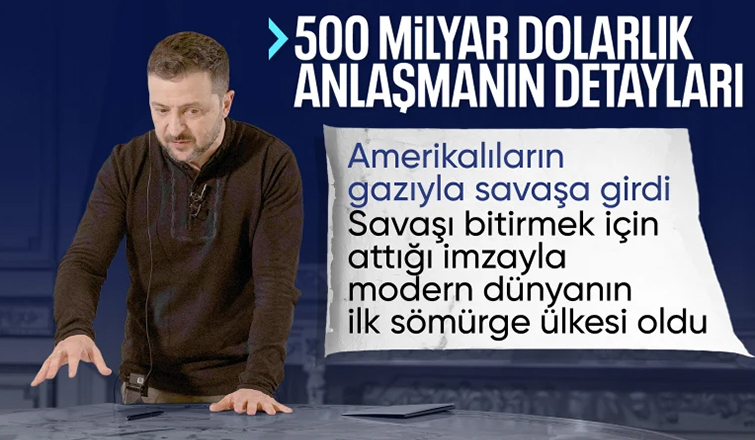 ABD'nin, Ukrayna'nın madenlerinin yarısını talep ettiği anlaşma sızdırıldı