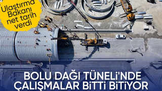 Abdulkadir Uraloğlu, Bolu Dağı Tüneli'nde incelemelerde bulundu