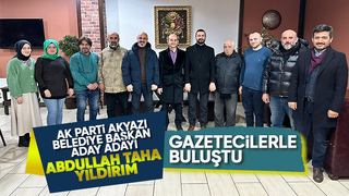 Abdullah Taha Yıldırım gazetecilerle bir araya geldi