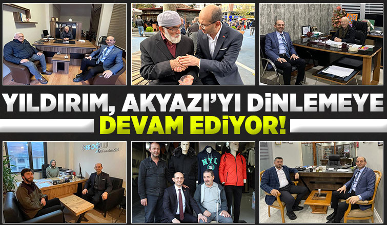 Abdullah Taha Yıldırım mahalle ziyaretlerini sürdürüyor