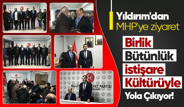 Abdullah Taha Yıldırım’dan MHP Akyazı İlçe Başkanlığı’na ziyaret