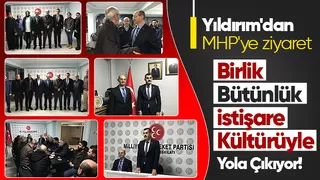 Abdullah Taha Yıldırım’dan MHP Akyazı İlçe Başkanlığı’na ziyaret