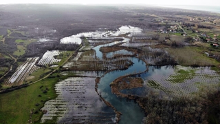 Acalar Longozu havadan görüntülendi