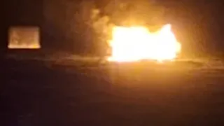 Acelle Yaylasında Esrarengiz Yangın! Alevler Geceyi Aydınlattı 