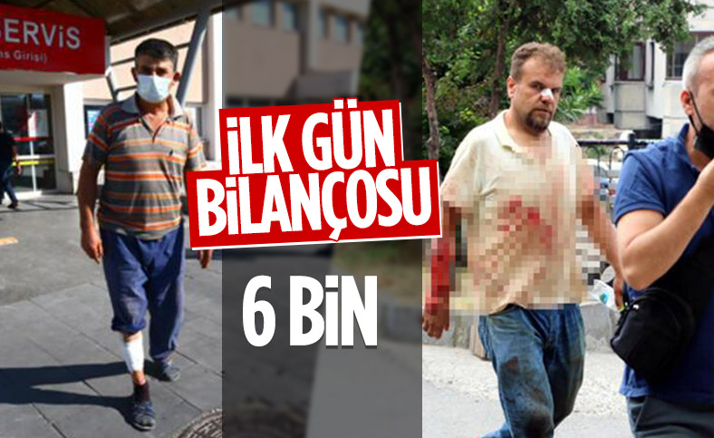 Acemi kasaplar, soluğu hastanede aldı