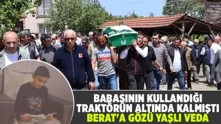 Aci kazada ölen Berat toprağa verildi