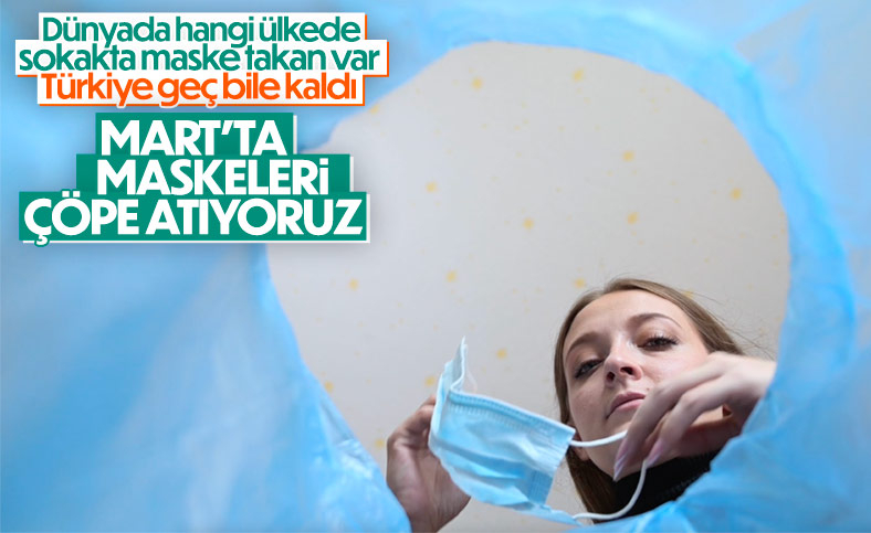 Açık alanda maske zorunluluğu kalkıyor