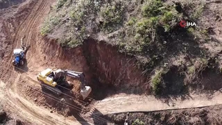 Açılışını Cumhurbaşkanı Erdoğan yapmıştı... İkinci etabında ilk kazma vuruldu