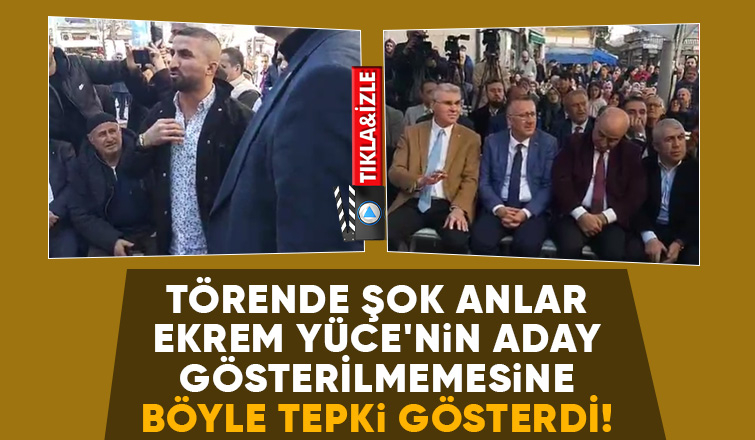 Açılışta şok eden tepki