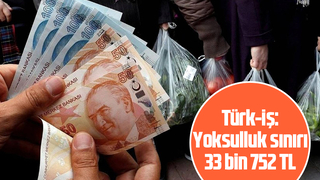 Açlık sınırı 10 bin 362 lira oldu
