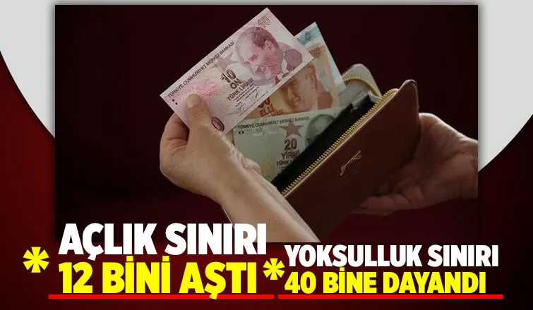 Açlık ve yoksulluk sınırı açıklandı