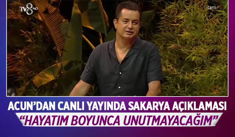 Acun Sakarya'da oynanacak maçı iki isme armağan etti