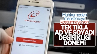 Ad ve soyadı değişikliği başvurusu e-Devlet'te yapılabilecek