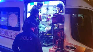 Ada Caddesi nde kaza 1 yaralı