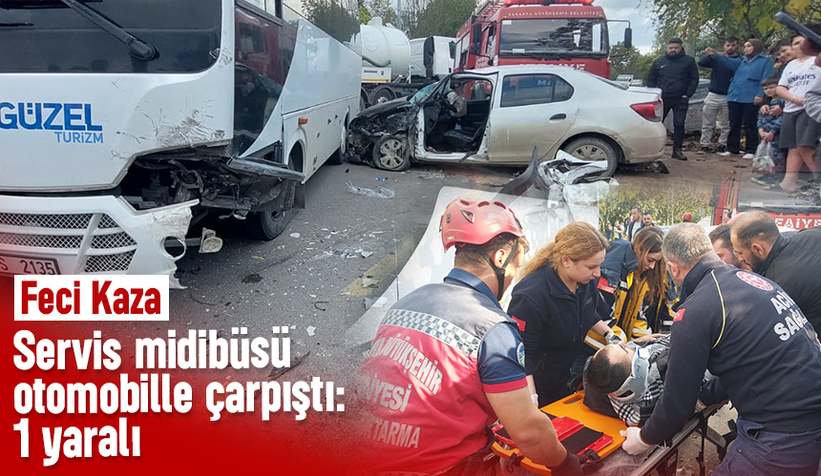 Ada Caddesi’nde feci kaza: 1 yaralı