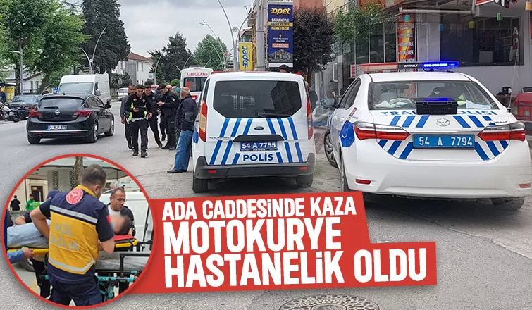 Ada Caddesinde kaza 1 yaralı