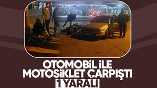 Ada Caddesinde kaza 1 yaralı