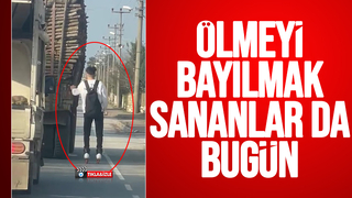 Ada Caddesinde patenle tehlikeli yolculuk 