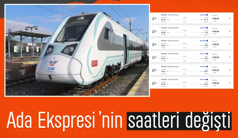 Ada Ekspresi’nin sefer saatleri değişti