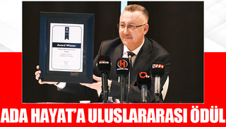 Ada Hayat’a ilk uluslararası ödül geldi