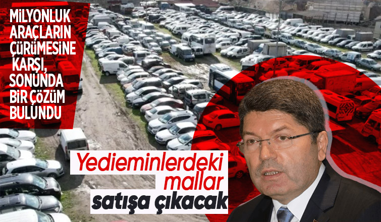 Adalet Bakanı Yılmaz Tunç açıkladı! Yedieminlerdeki mallar satışa çıkacak